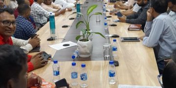 सीटिया की 28 सूत्री मांग को लेकर प्रबंधन से वार्ता