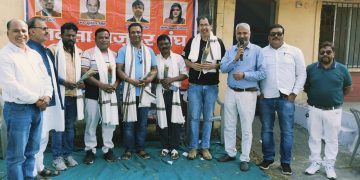 जनता मजदूर संघ का डकरा में सद्भावना भोज