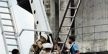 मधुबन वाशरी में हादसा,साहसिक रेस्क्यू ऑपरेशन से मजदूर की बची जान